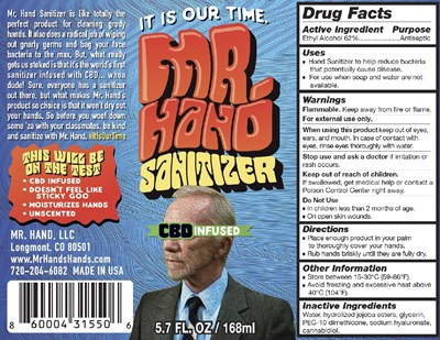 Label (Mr Hand Label For Ndc Listing)